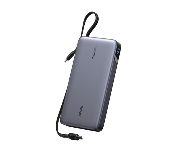 UGREEN Powerbank 25000mAh PB552 165W USB + USB-C wbudowany kabel - 1488867 - zdjęcie